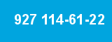 927 114-61-22 927 114-61-22